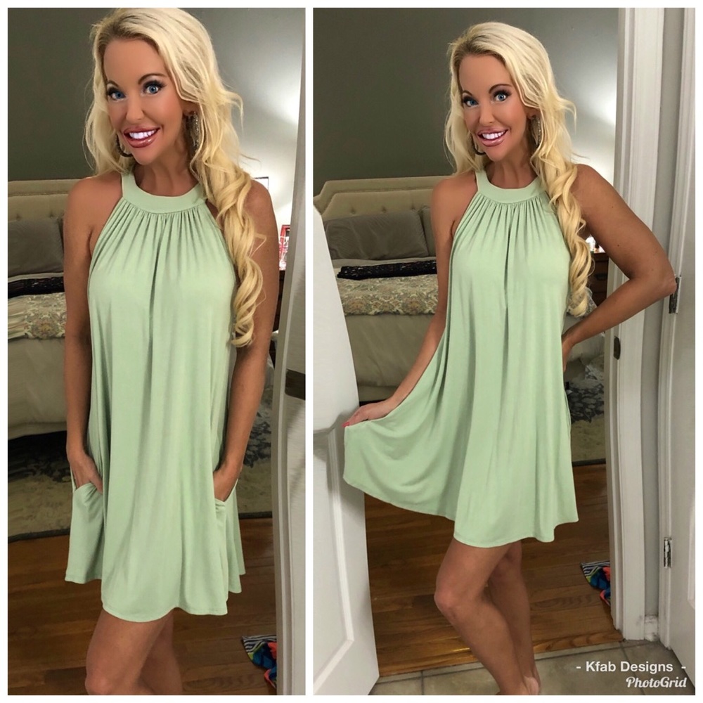 🛍LAST 1! Keyhole Pocket Swing Dress! - Picture 4 of 4